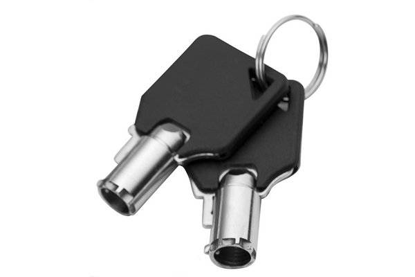 DACOMEX Clé pass pour cadenas à code sur 4 numéros-0