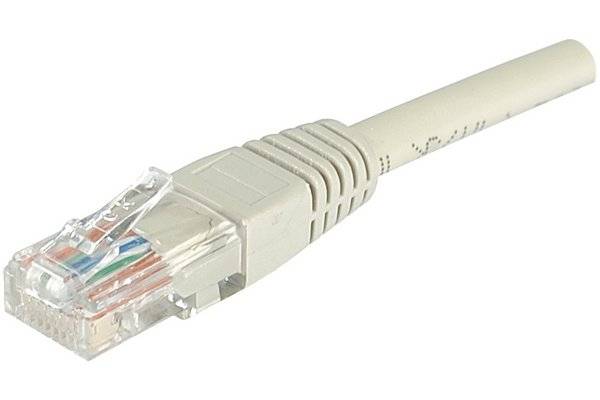 Cordon RJ45 catégorie 6 U/UTP gris - 3 m-0