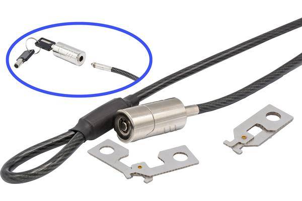 Cable antivol multi-ancrage Push-2-Lock option PASS-0