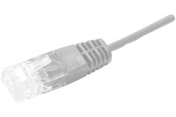 Cordon téléphonique RJ45 / RJ45 UTP 1 paire 4/5 gris - 2 m-0