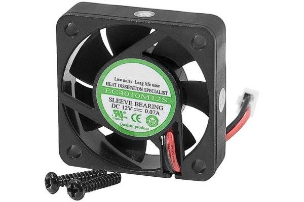 Ventilateur 40mm 12V 2 fils pour rack amo-0