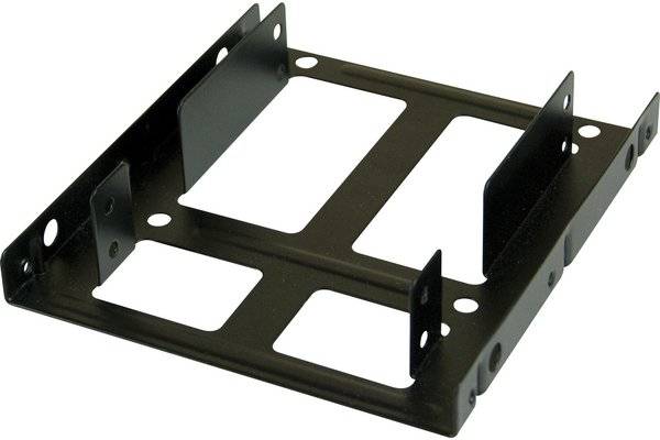 Adaptateur 2 x hdd/ssd 2.5" en baie 3.5"-0