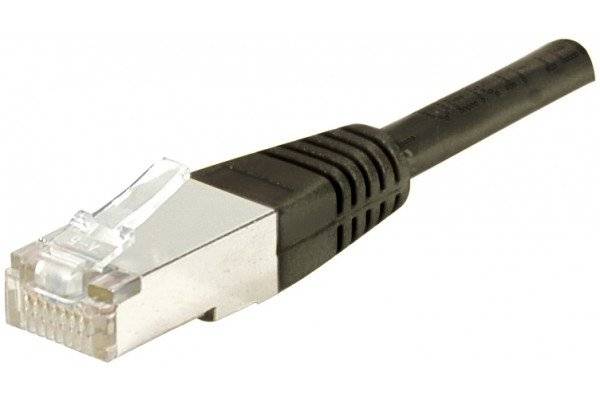 Cordon RJ45 CAT 6A S/FTP noir - 2 m-0