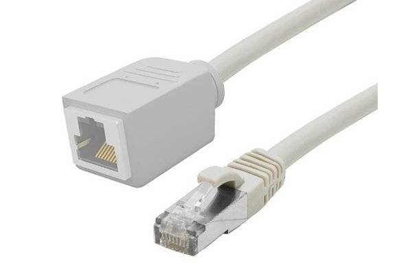 Rallonge cordon RJ45 catégorie 6A S/FTP LS0H snagless gris - 2 m-0