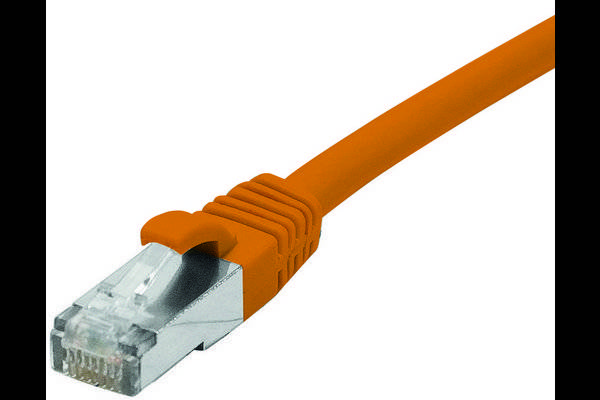 Cordon RJ45 catégorie 6 F/UTP LSOH snagless orange - 3 m-0