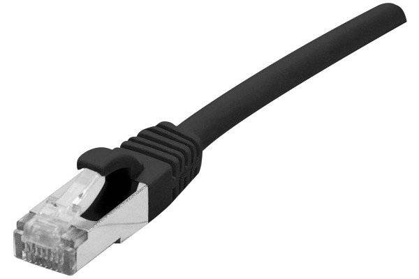 Cordon RJ45 étanche catégorie 6A S/FTP noir - 25 m-0