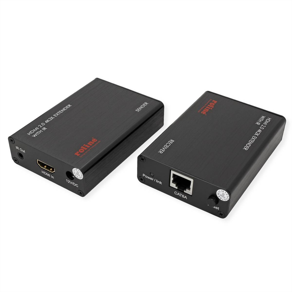 ROLINE Prolongateur HDMI A/V via Cat.6A, 4K@60Hz, 30m/45m-0