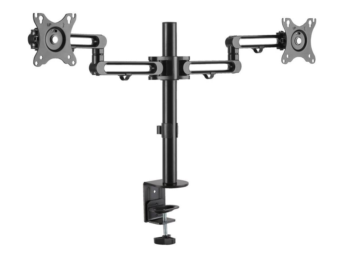 EATON TRIPPLITE Dual-Monitor Flex-Arm Desktop Clamp for 13p to 27p Displays-0
