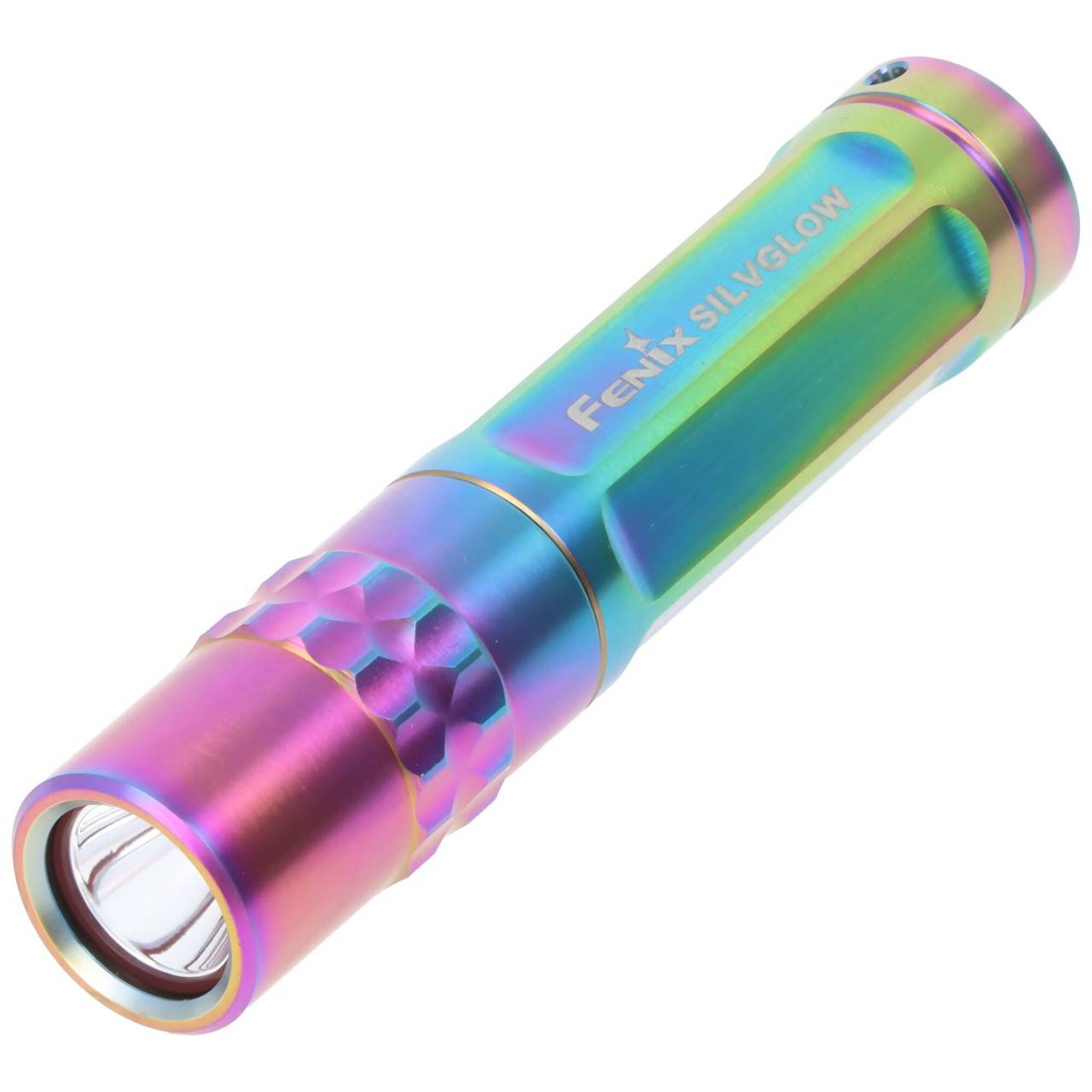 Lampe de poche porte-clés Fenix SILVGLOW Mini, édition limitée mondiale, Colorblast-0