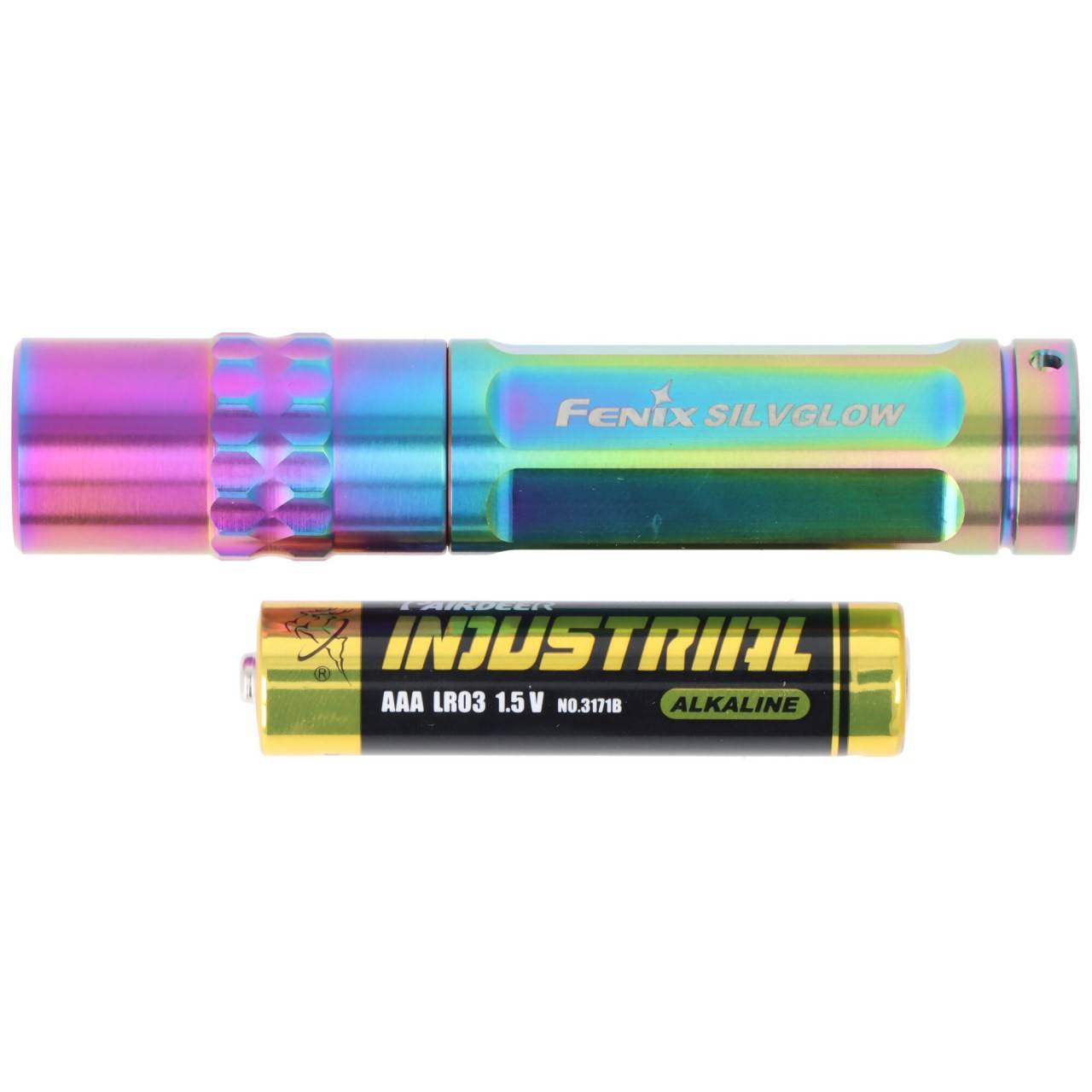 Lampe de poche porte-clés Fenix SILVGLOW Mini, édition limitée mondiale, Colorblast-3