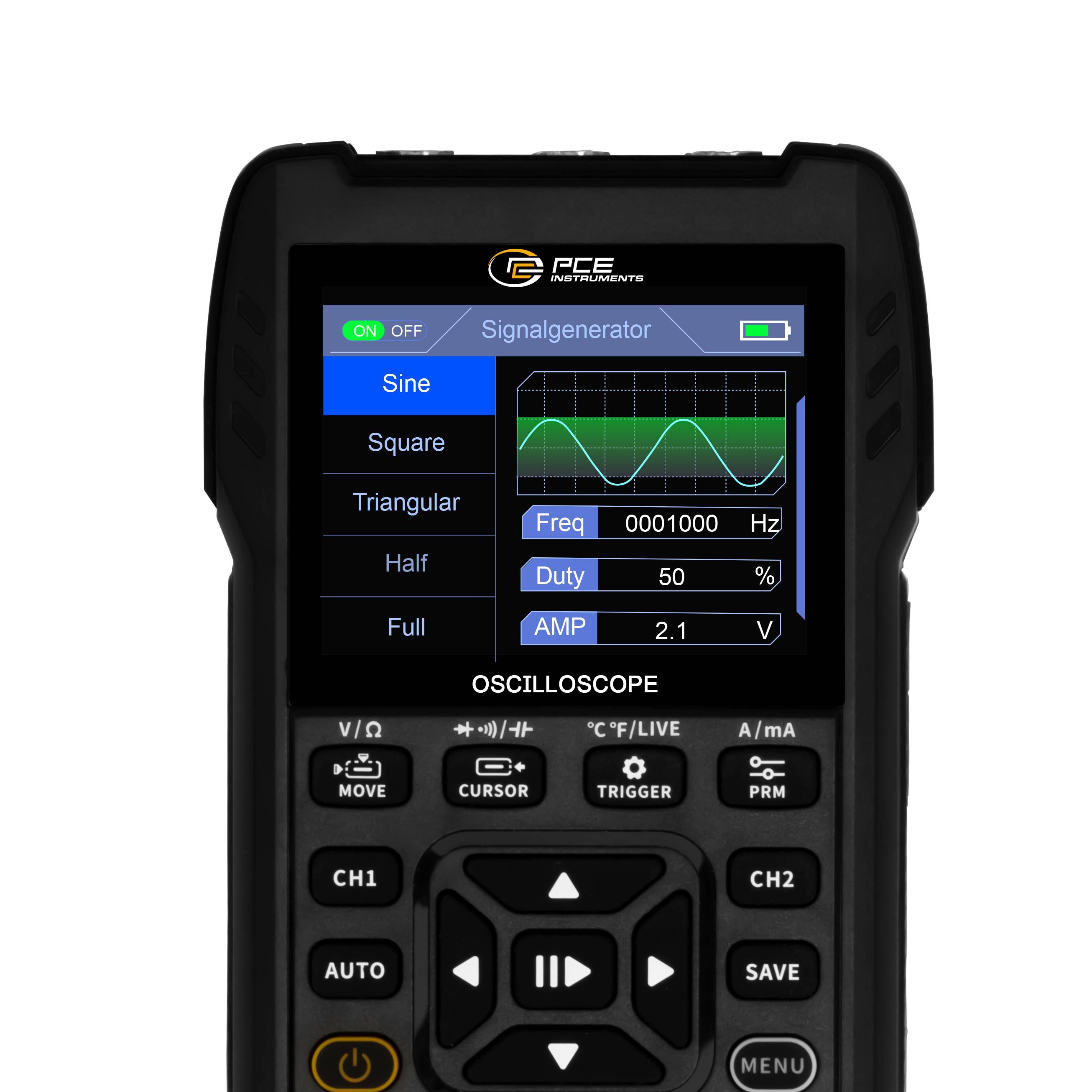Batterie PCE Instruments PCE-OC 50 2000000 Hz 50 Méch/s 32 kpts fonctions multimètre-2