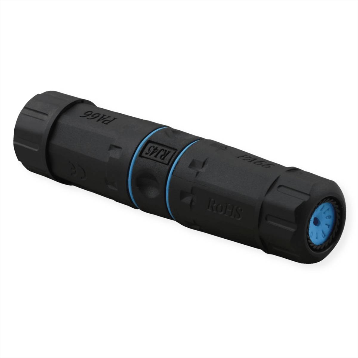 VALUE Coupleur RJ-45 blindé, Cat.6 (Classe E), Outdoor/Industrie, noir-0