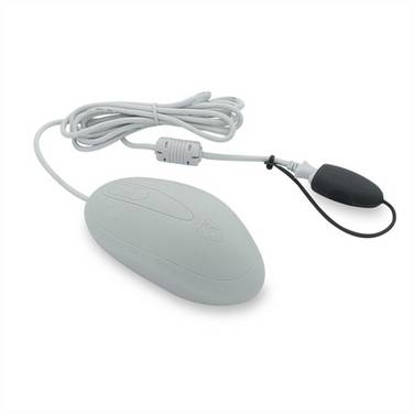 Sealshield SEAL SHIELD Scroll Wheel Mouse white SSW  Souris USB   optique blanc 5 Boutons 800 dpi étanche et protégé contre la poussière IP68