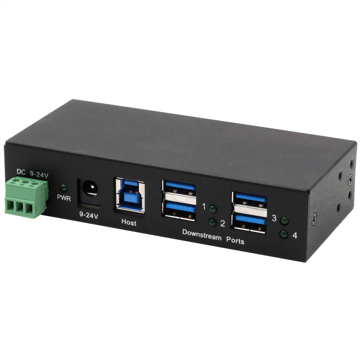 Exsys USB-Hub Hub USB noir-0