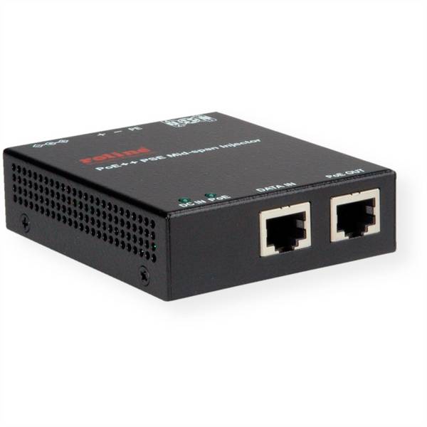 ROLINE Injecteur industriel Midspan Gigabit PoE++, 90W