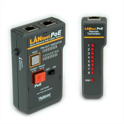 HOBBES LANtest Multinetwork Testeur de câble + PoE-0