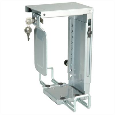 ROLINE Support pour Mini PC, verrouillable, argent-0