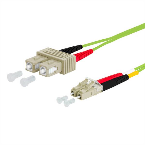 METZ CONNECT OpDAT cordon de brassage, SC-D/LC-D OM5, 5 m