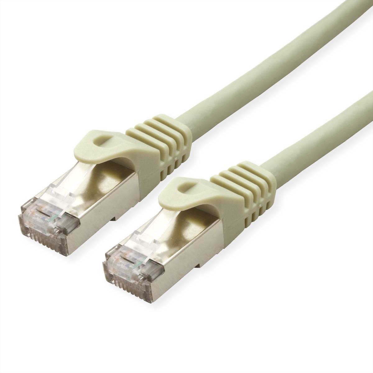 Cordon VALUE Cat.6A (Classe EA) S/FTP (PiMF) solide LSOH, gris, 30 m-0