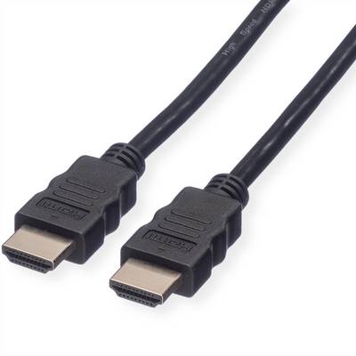 VALUE Câble HDMI Ultra HD avec Ethernet, 4K, M/M, noir, 2 m-0