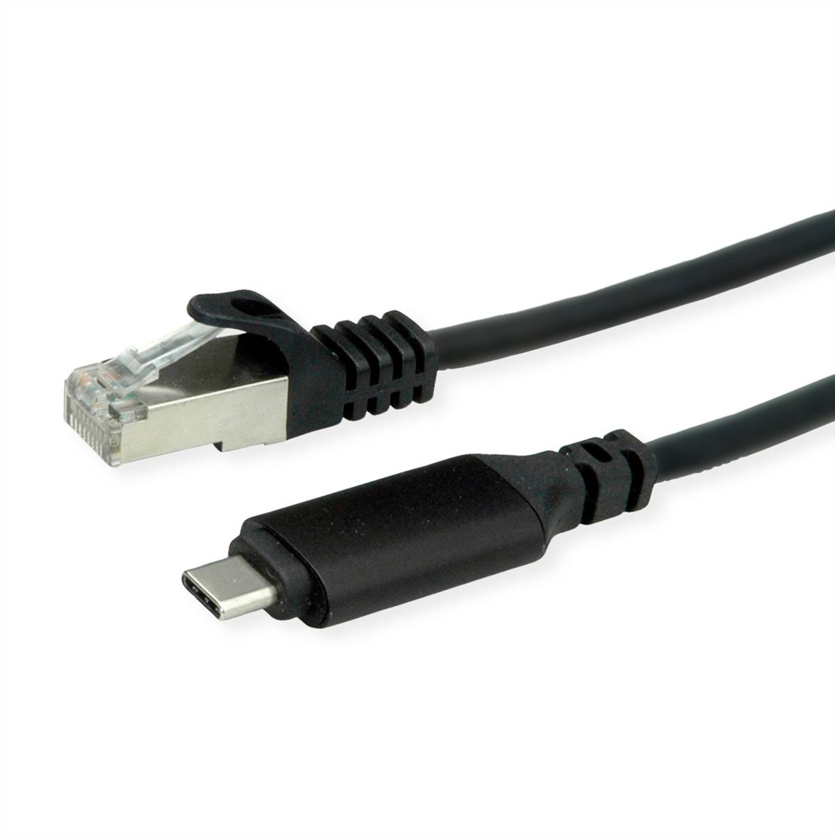 ROLINE Câble convertisseur USB-C - Gigabit Ethernet, noir, 3 m-0