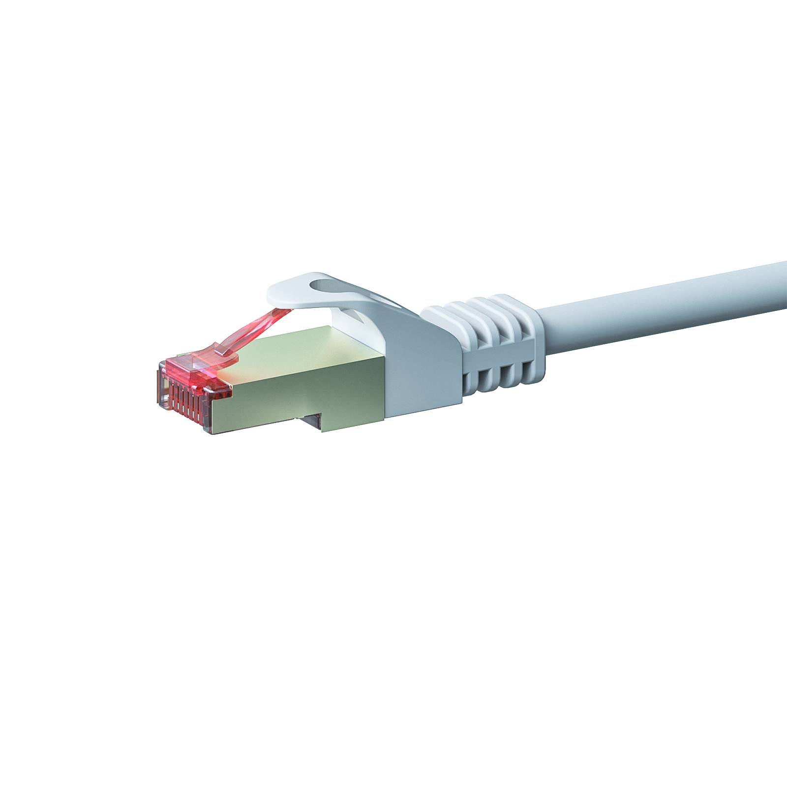 Danicom - Câble CAT6 SSTP / PIMF Blanc - 1m-0