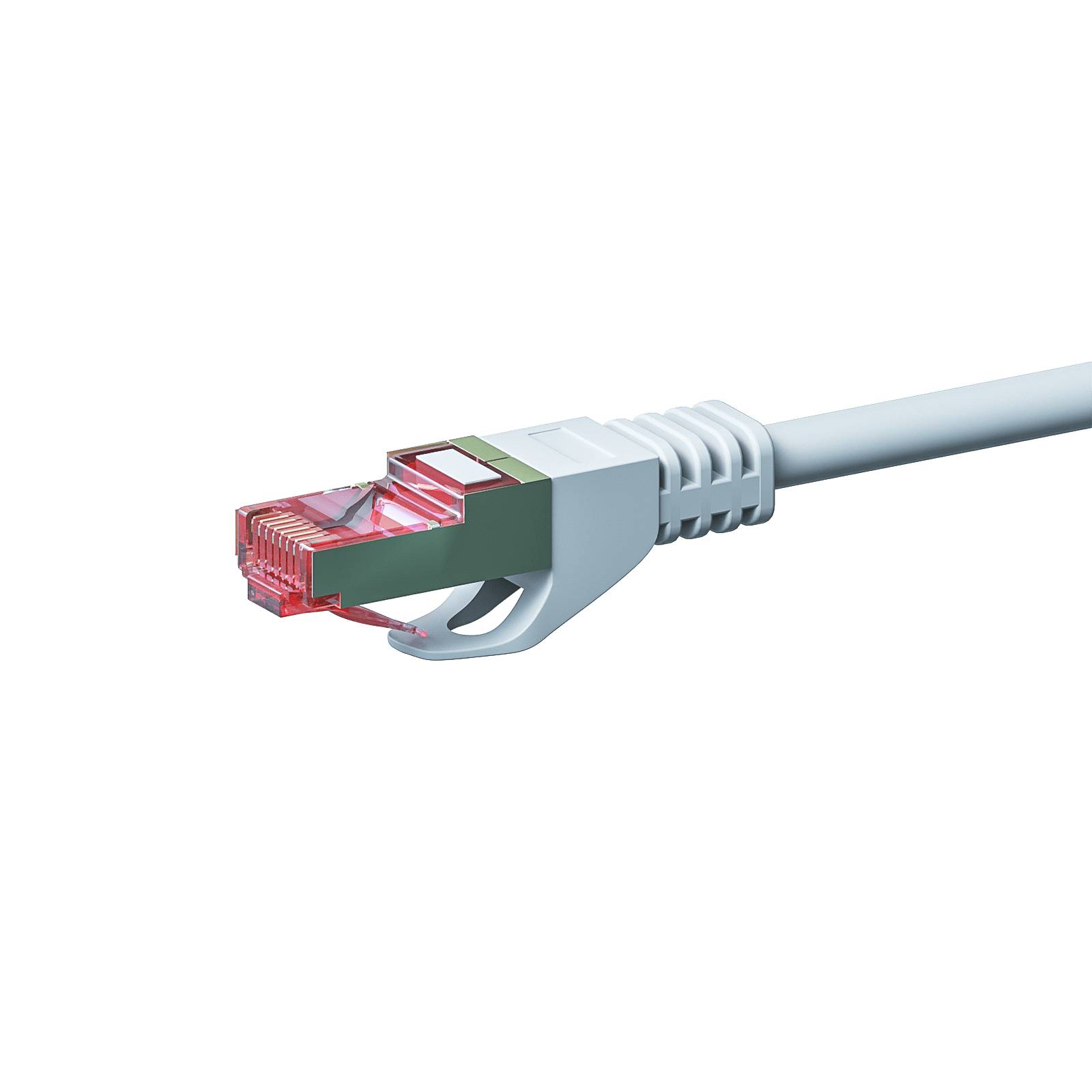 Danicom - Câble CAT6 SSTP / PIMF Blanc - 1m-1