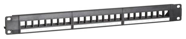 Danicom - Panneau de brassage UTP pour KeyStones - 24 ports