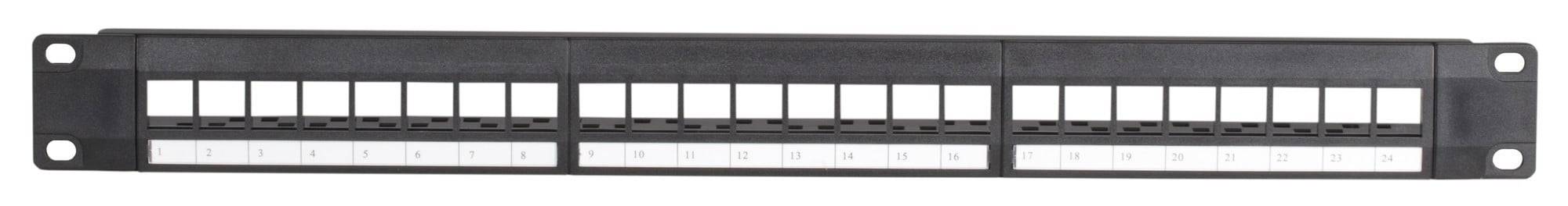 Danicom - Panneau de brassage UTP pour KeyStones - 24 ports-1