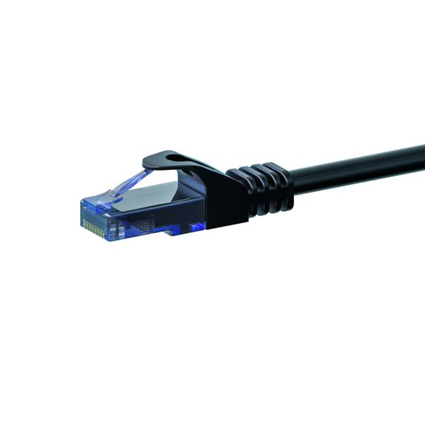 Danicom - Câble CAT6A UTP 100% cuivre noir - 10m