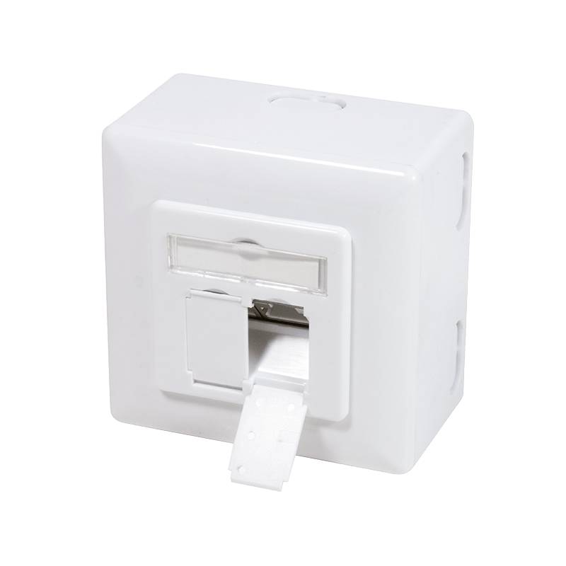 Danicom - CAT6A UTP / STP Boîte en surface, Blanc-1