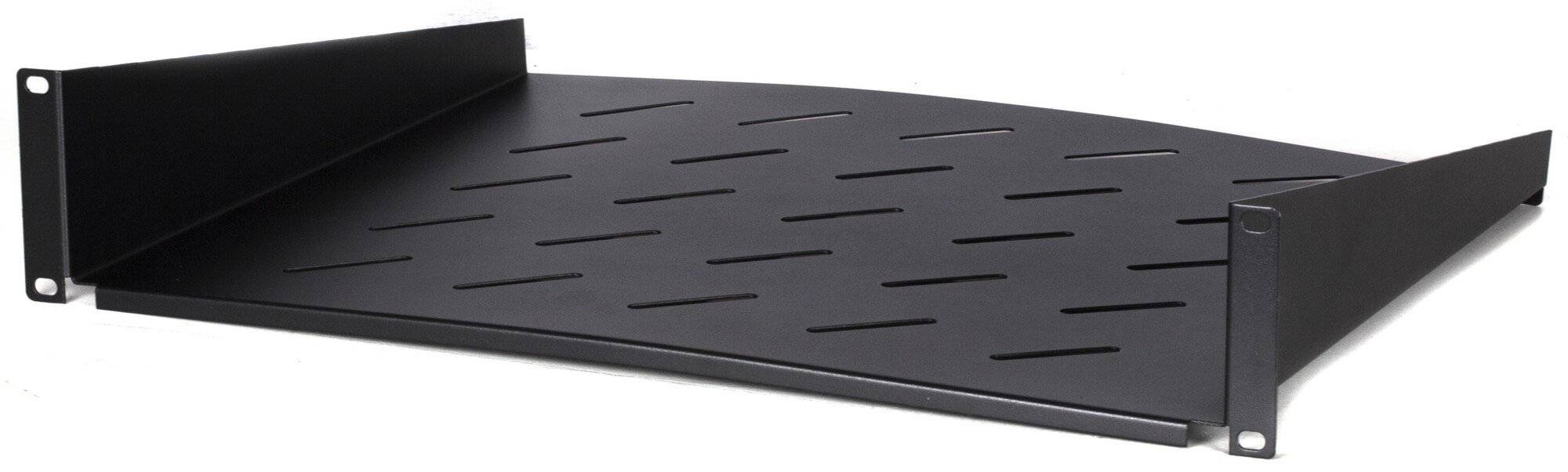 Danicom - Etagère de 400mm de profondeur 2U pour baies murales de 600 mm de profondeur (max. 12 kg)-0
