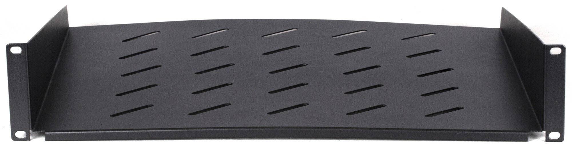 Danicom - Etagère de 400mm de profondeur 2U pour baies murales de 600 mm de profondeur (max. 12 kg)-1
