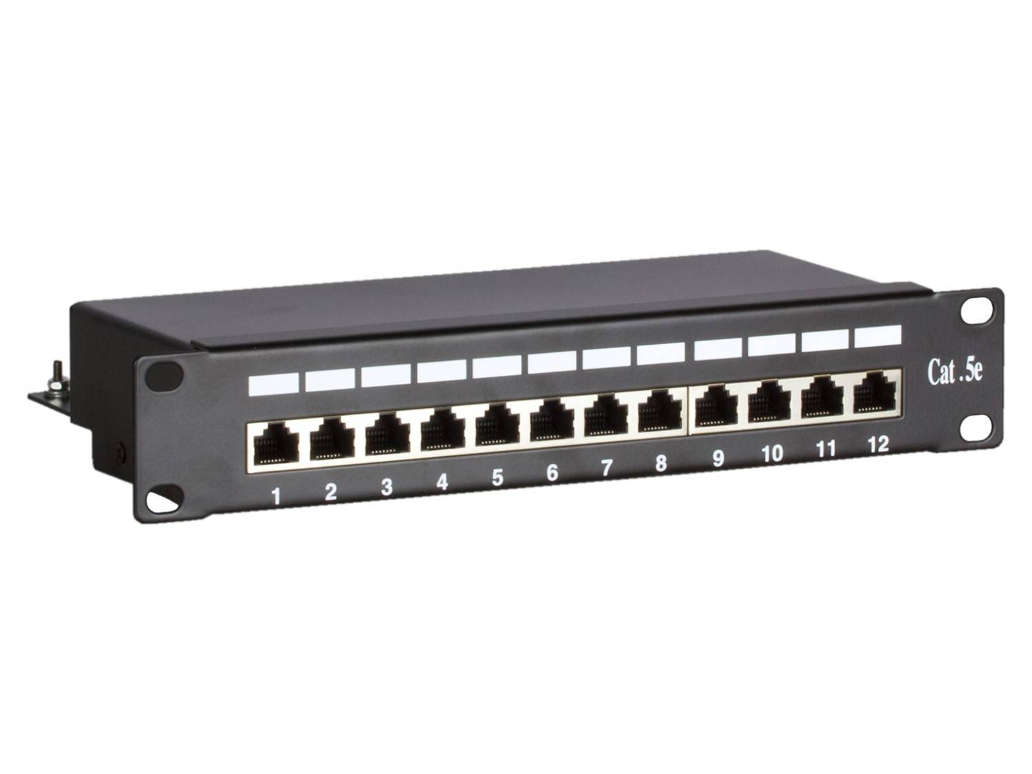 Danicom - Panneau de brassage de 10 pouces CAT5E FTP - 12 ports-0