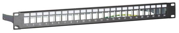 Danicom - Panneau de brassage STP pour KeyStones - 24 ports