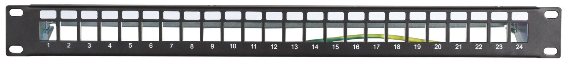 Danicom - Panneau de brassage STP pour KeyStones - 24 ports-1