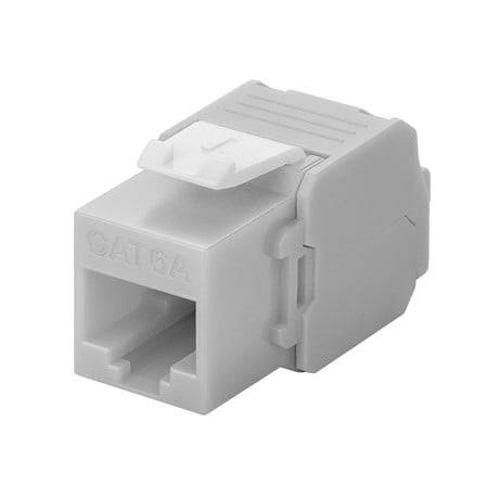 Danicom - Connecteur Keystone Cat6a UTP - Toolless - Gris-0