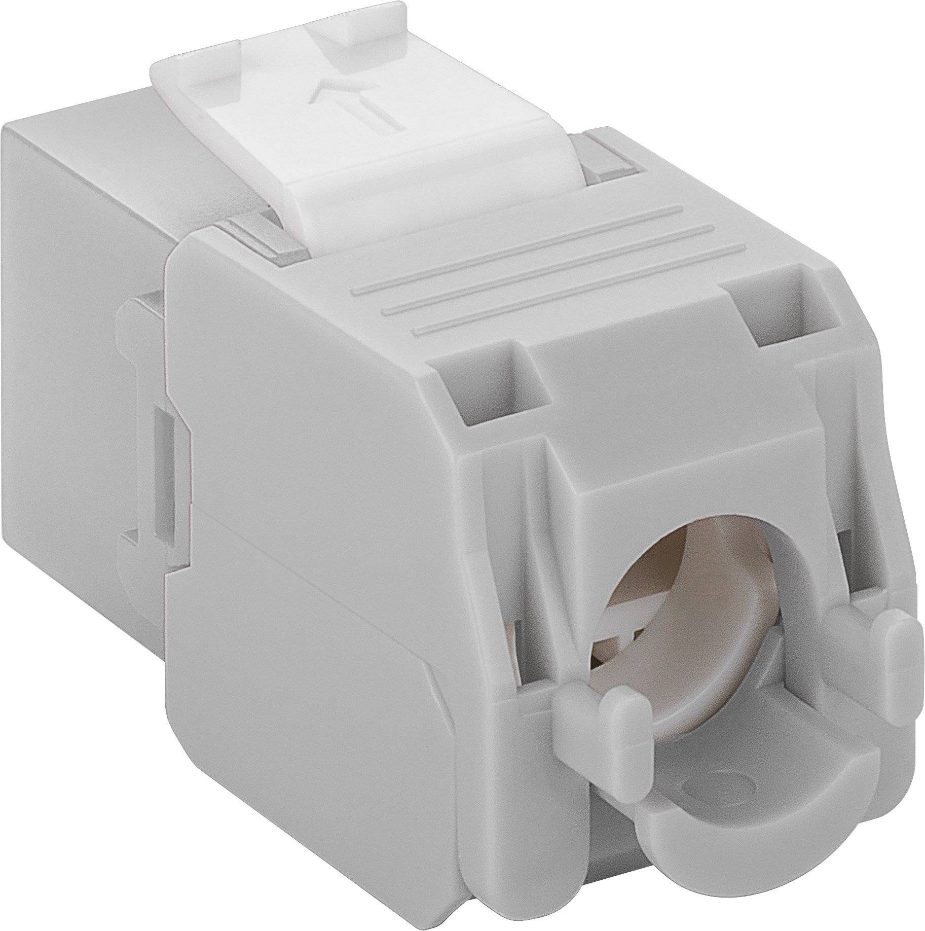 Danicom - Connecteur Keystone Cat6a UTP - Toolless - Gris-3