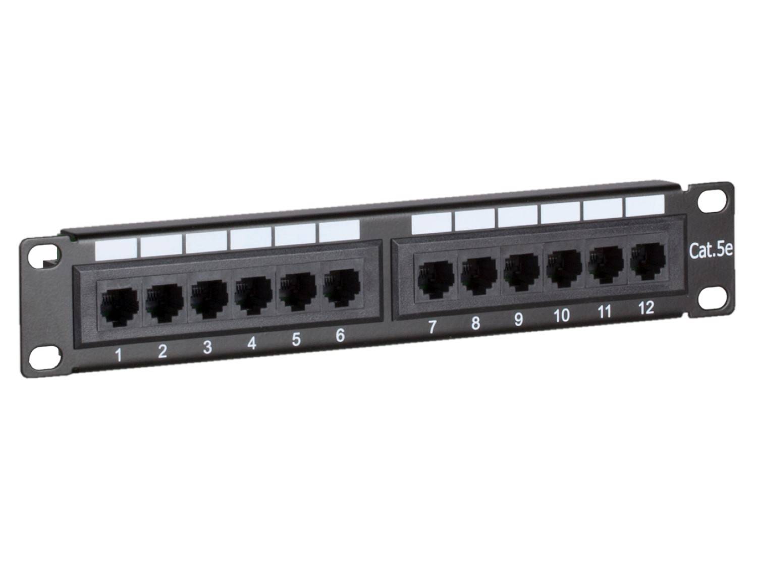 Danicom - Panneau de brassage de 10 pouces CAT5E UTP - 12 ports-0