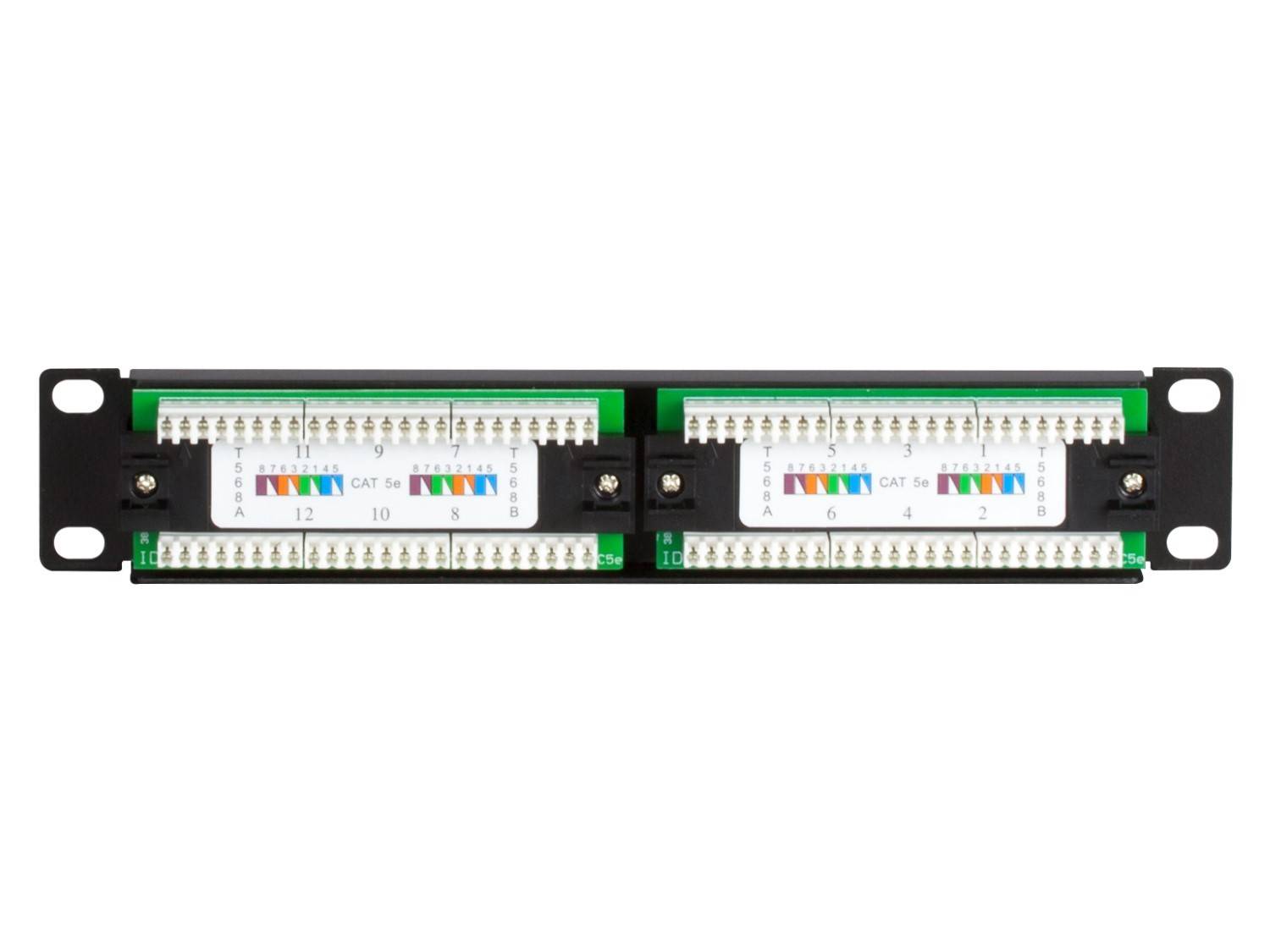 Danicom - Panneau de brassage de 10 pouces CAT5E UTP - 12 ports-2