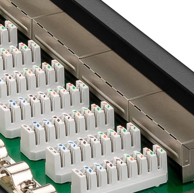 Danicom - Panneau de brassage de 10 pouces CAT6A STP - 12 ports-4
