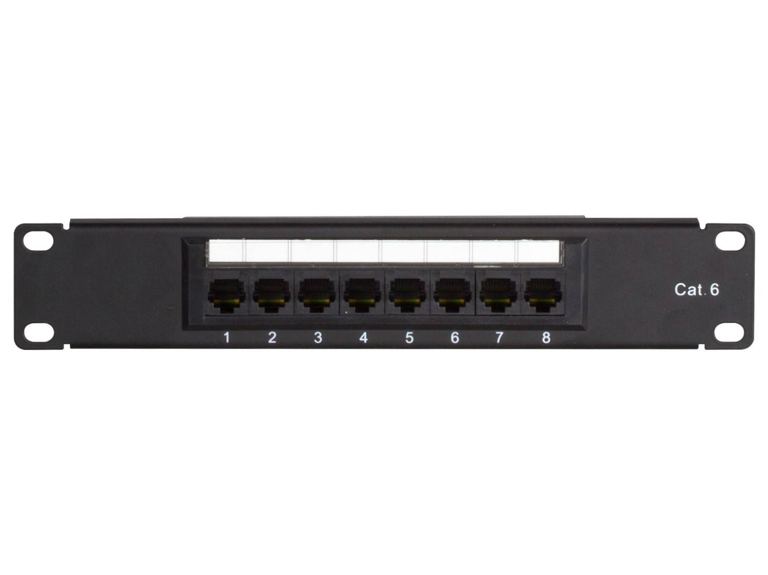 Danicom - Panneau de brassage de 10 pouces Cat6 UTP - 8 ports-1