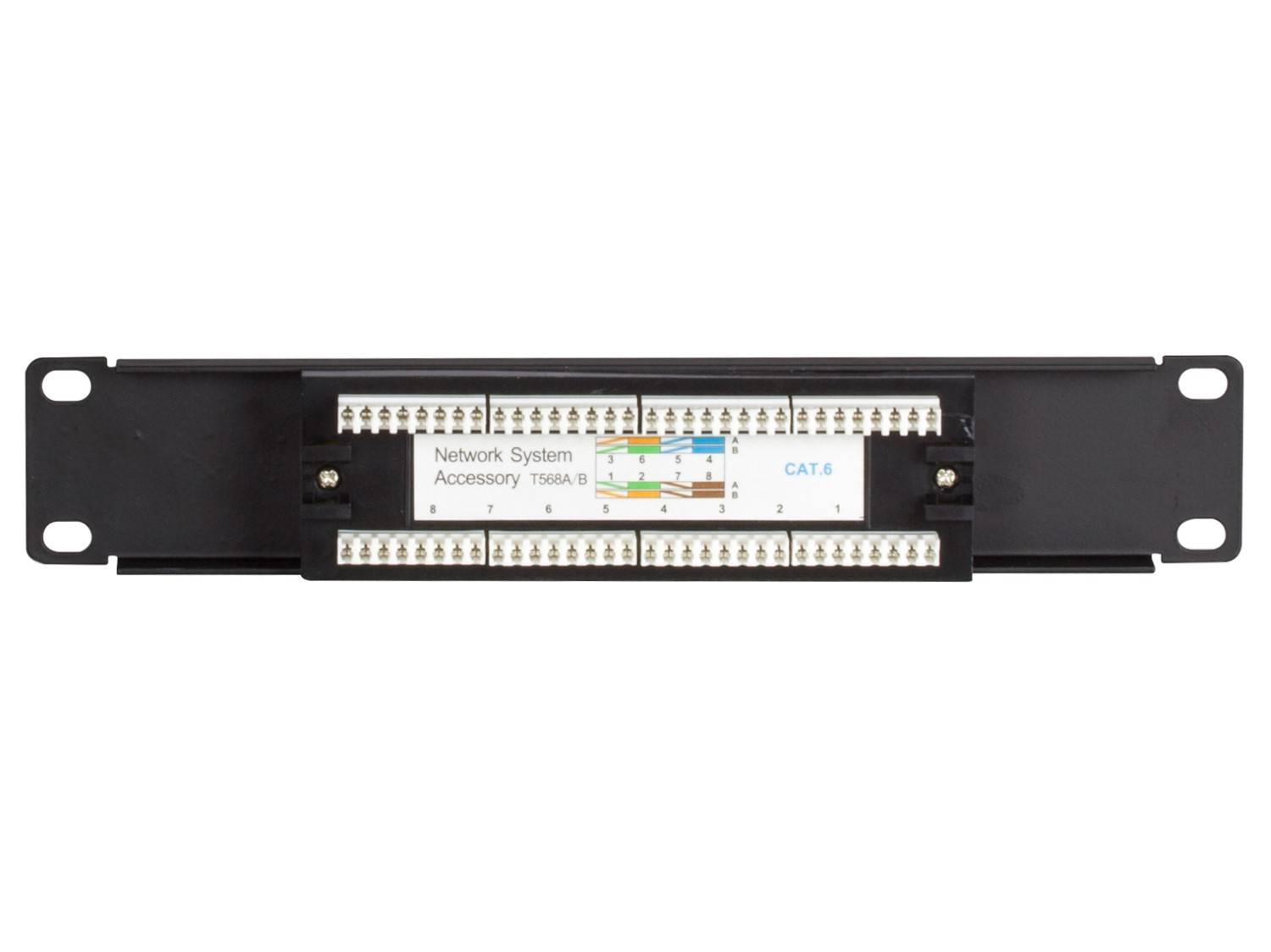 Danicom - Panneau de brassage de 10 pouces Cat6 UTP - 8 ports-2