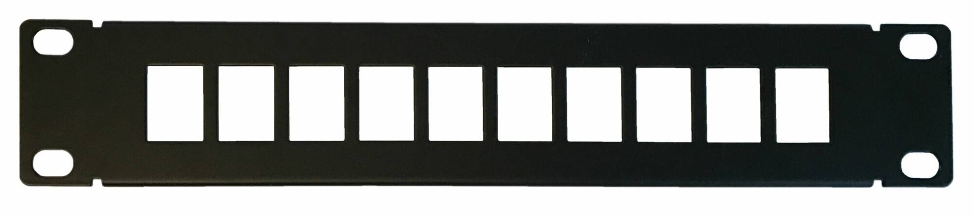 Danicom - Panneau de brassage 10 pouces UTP pour KeyStones - 10 ports-1