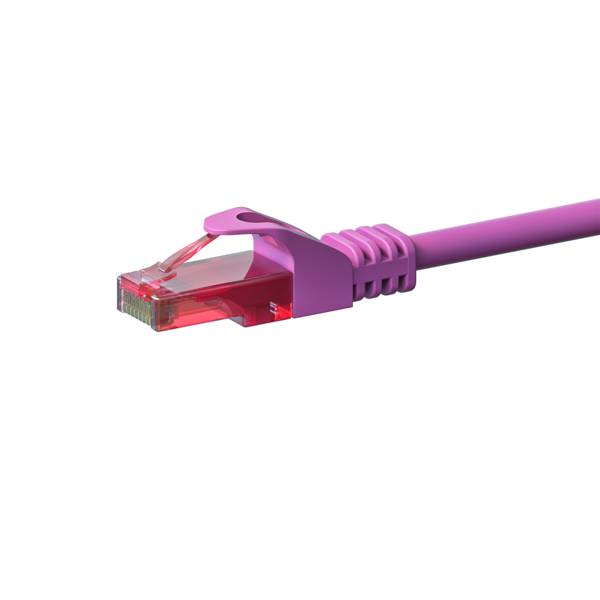 Danicom - Câble CAT6 UTP 100% cuivre rose - 5m