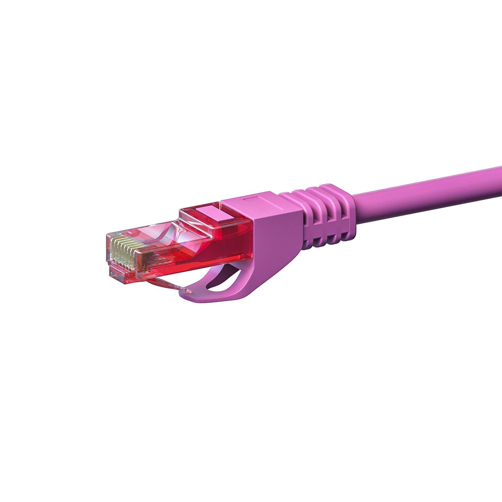 Danicom - Câble CAT6 UTP 100% cuivre rose - 5m-1