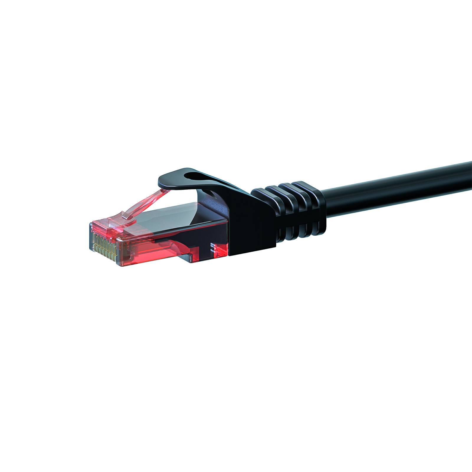 Danicom - Câble CAT6 UTP 100% cuivre noir - 5m-0
