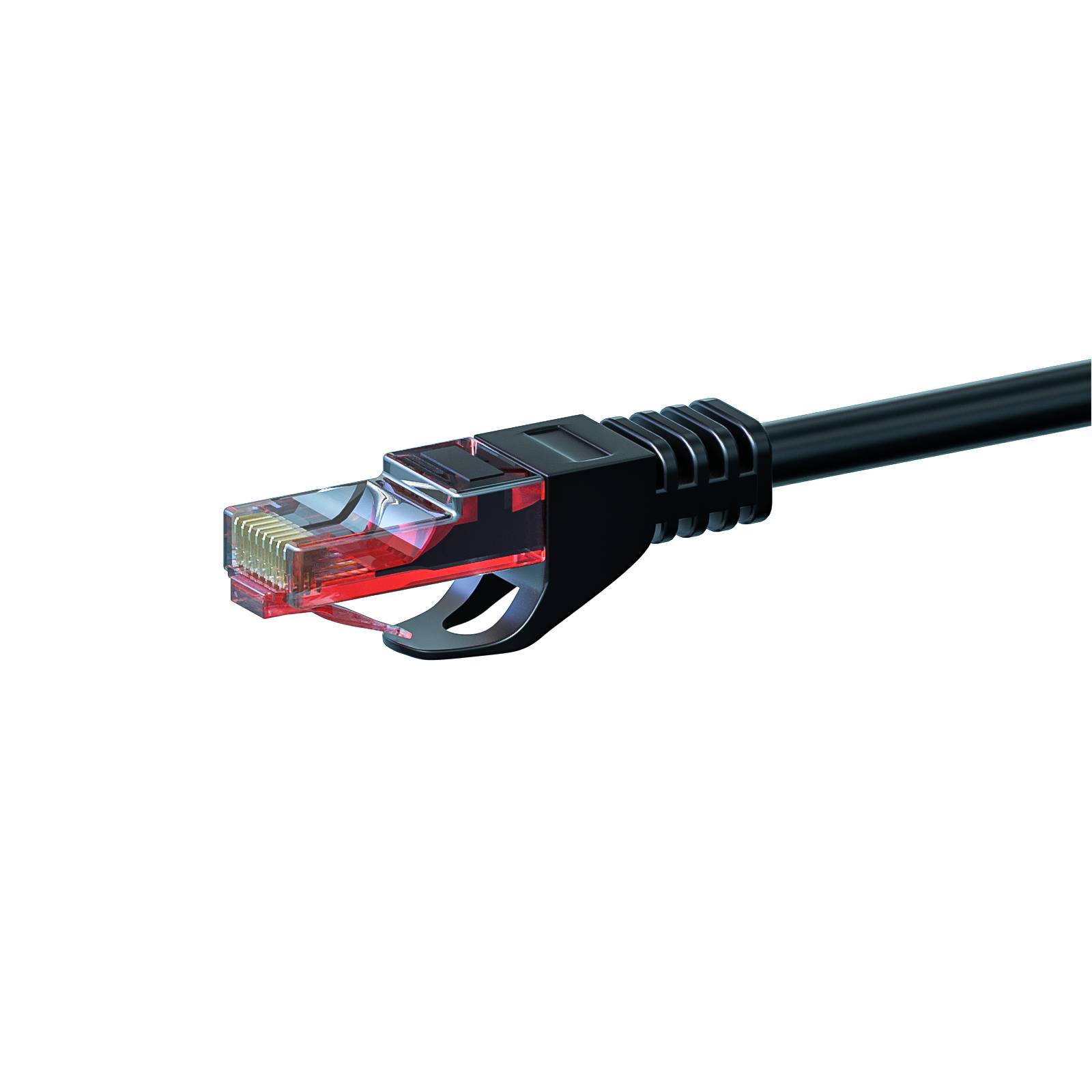 Danicom - Câble CAT6 UTP 100% cuivre noir - 5m-1