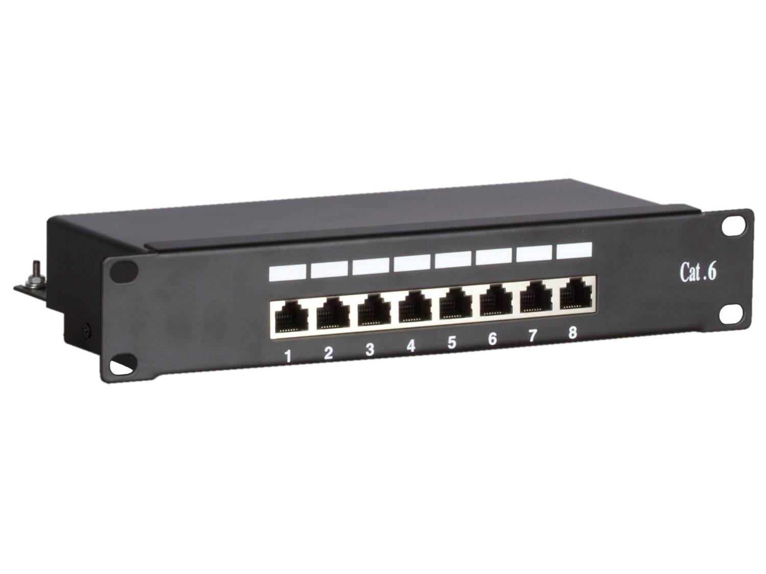 Danicom - Panneau de brassage de 10 pouces FTP CAT6 - 8 ports-0