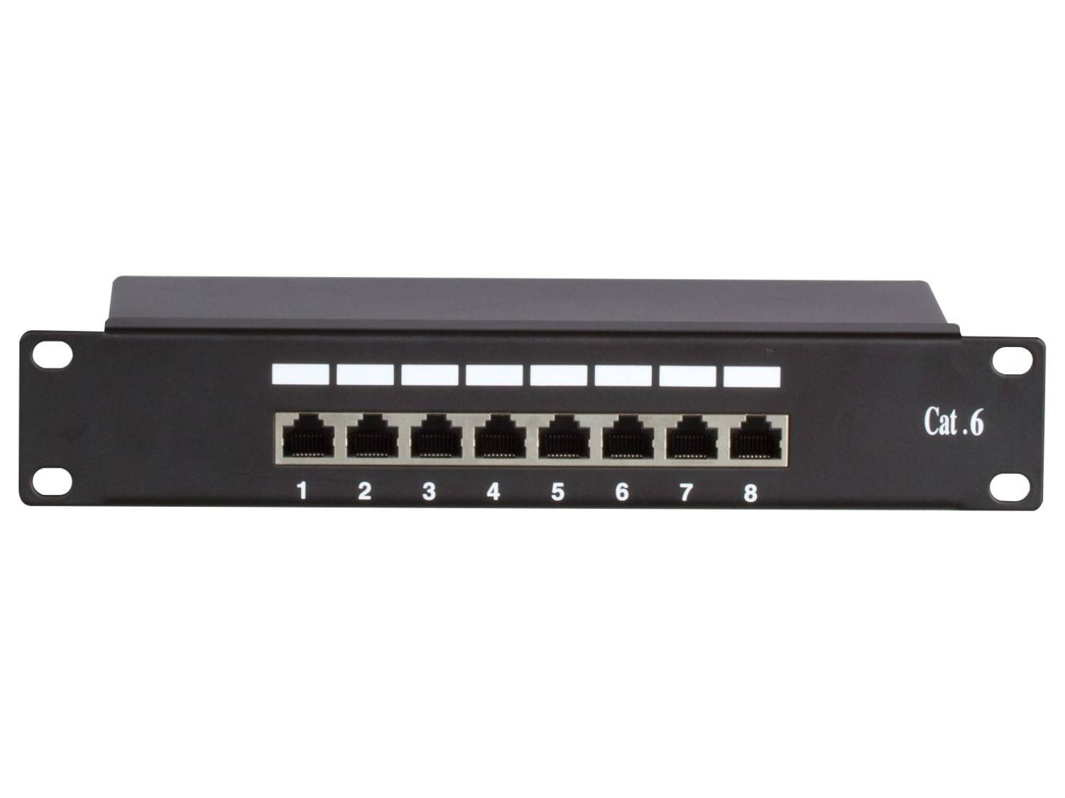 Danicom - Panneau de brassage de 10 pouces FTP CAT6 - 8 ports-1